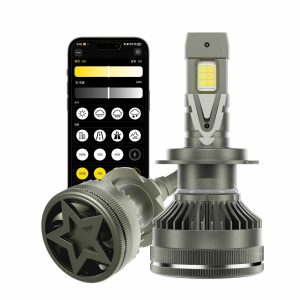 Jolight 140w Car Headlight Led Bulb High Low Beam H4 H7 9005 H13 Led Bulbs Led Lamp K13 App Control Car Headlights